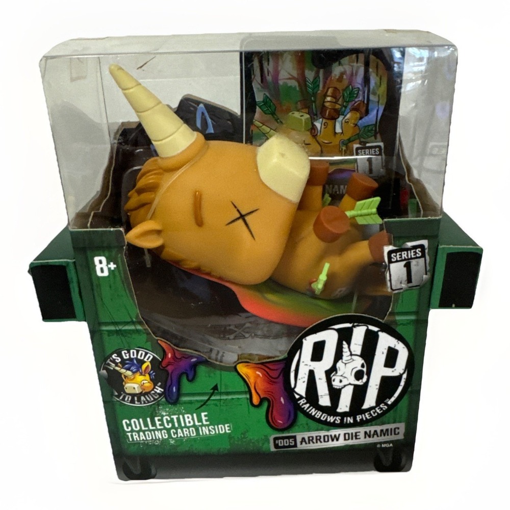 MGA Rainbows‎ In Pieces RIP Series 1 Arrow Die Namic Unicorn Figure 005 New